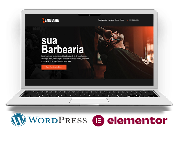 Site para barbearia - BARBE 7447