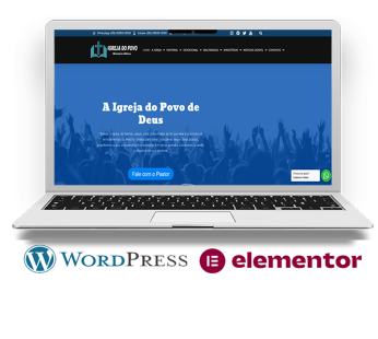 Site Para Igrejas Modelo Bronze – COD-3539