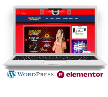 Site Para Rádio Mais Gospel FM COD-5560 – com vídeo aulas