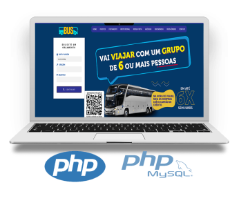 Fretamento Transporte Ônibus em PHP7711
