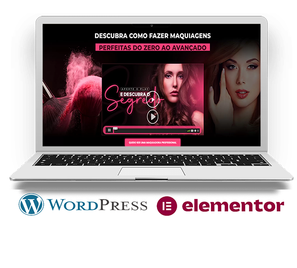 Landing Page Maquiagem - COD-9320