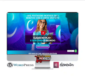 landing page para venda de artes Canva – COD-IP1011