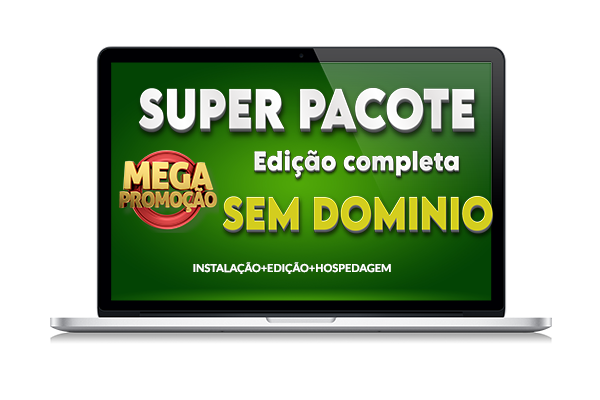 Edição completa e instalação do seu site sem domínio