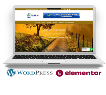 Site Para Igrejas Modelo Ouro – COD-3538