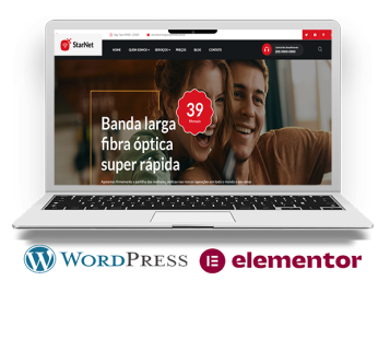 Site Provedor de Internet WordPress -COD-INTER-5235