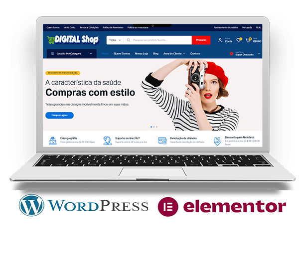 Site para Loja Virtual - LOJA-259