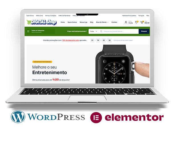 Site para Loja Virtual - LOJA-260