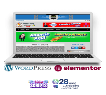 Site para Noticias com Rádio Gospel PDN-5561