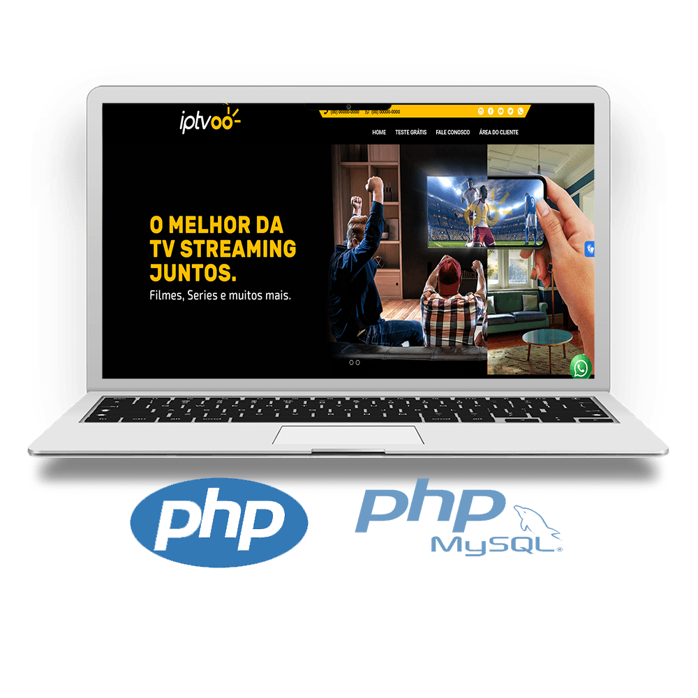 Site Pronto Para IPTV Em PHP - COD-6321