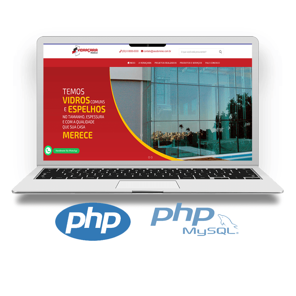 Site para Vidraçaria - COD-7782