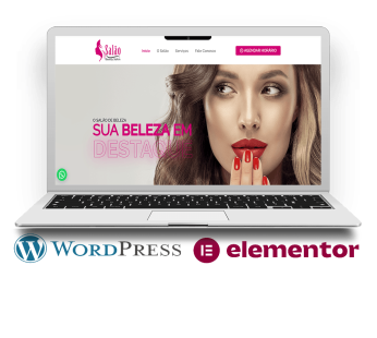 Site Para Salão de Beleza – Elementor+WordPress – COD-9781