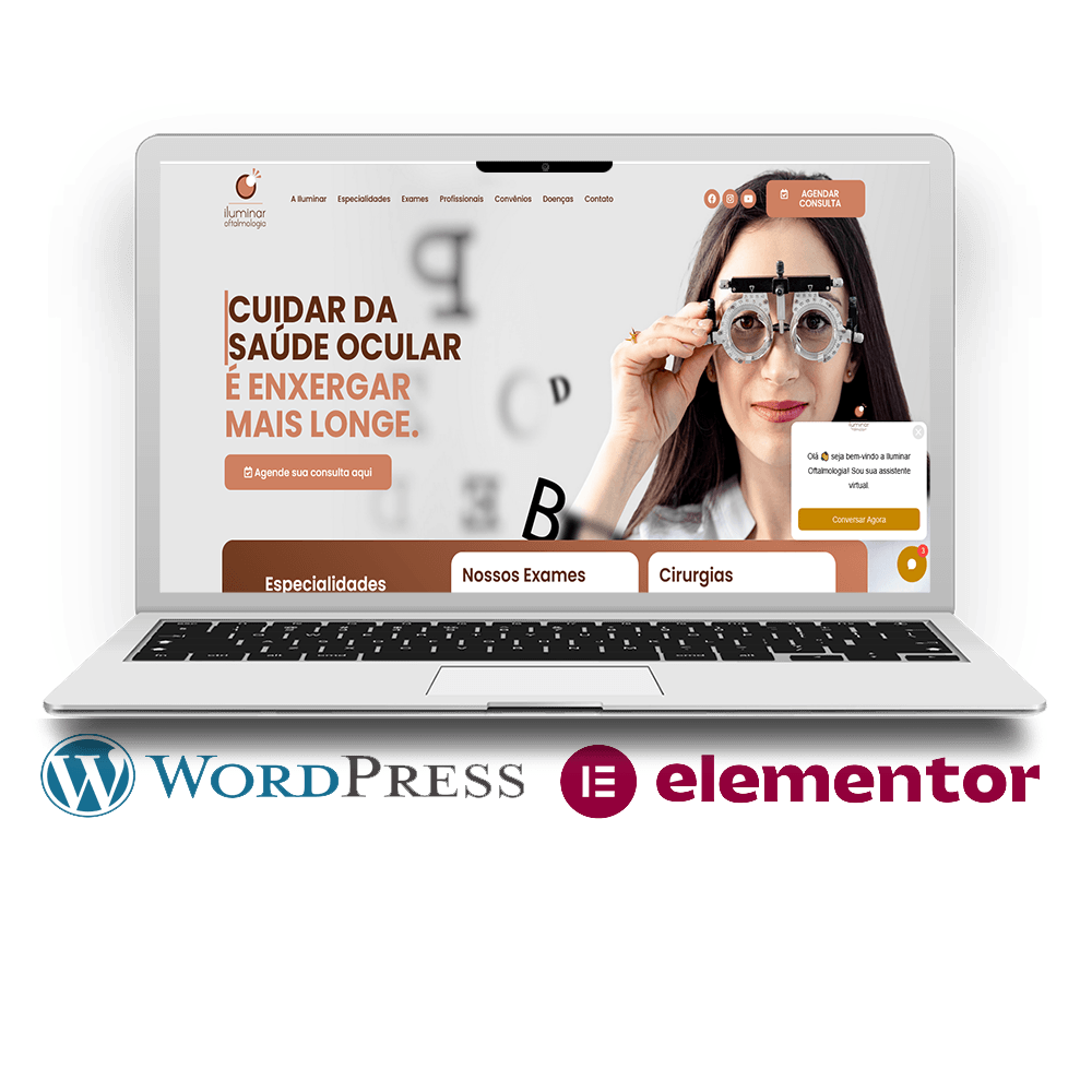 Site Para Oftalmologia - COD-OFT-8859