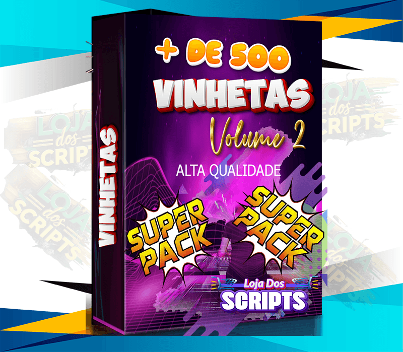 Pacotão com mais de 500 vinhetas prontas (volume 2 )