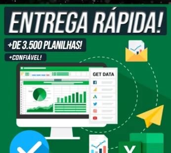 Super Pack PLANILHAS de Excel + de 3500! – Entrega Imediata!
