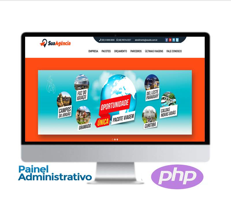 Site Pronto Agencia de Viagens - COD-2339