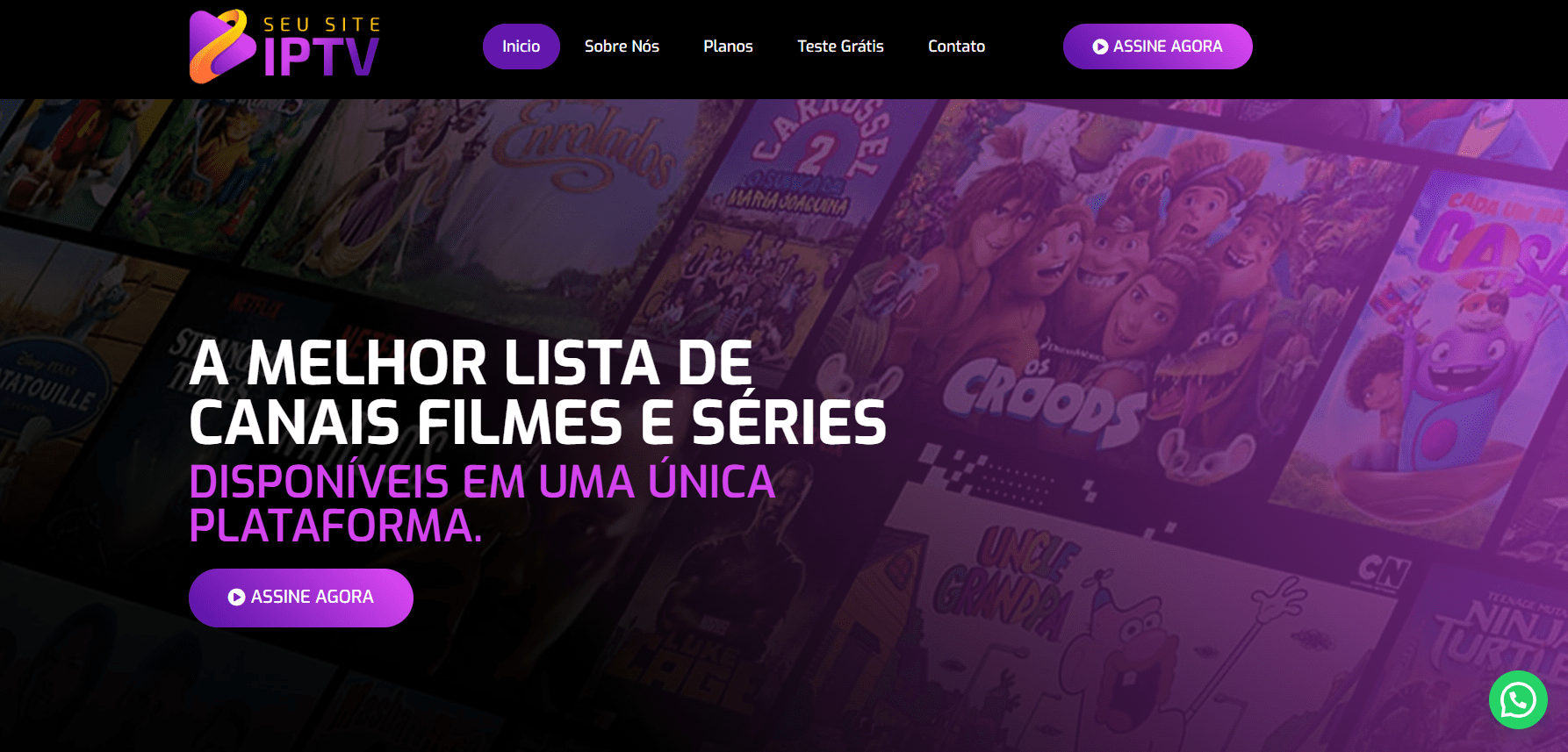 SITE PARA VENDAS DE PACOTES IPTV COM PAINEL ADMIN COD-IP9845 - Imagem 3