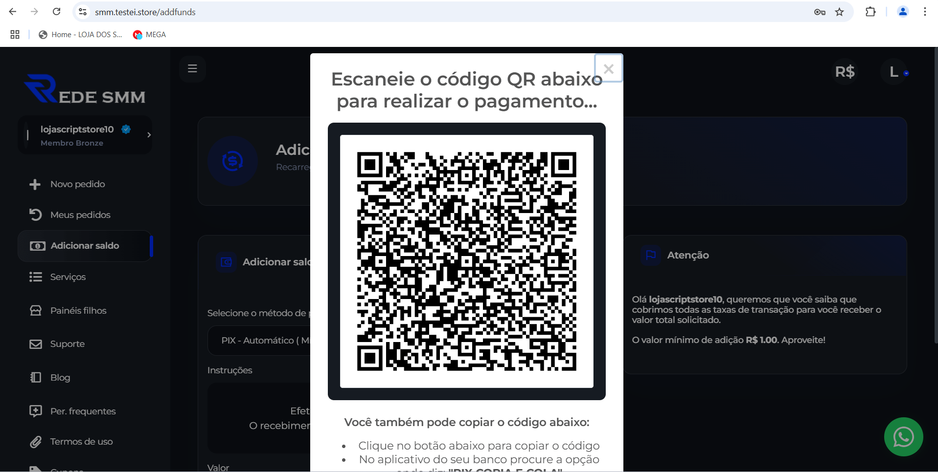 SCRIPT PAINEL SMM - 100% FUNCIONANDO - Imagem 3