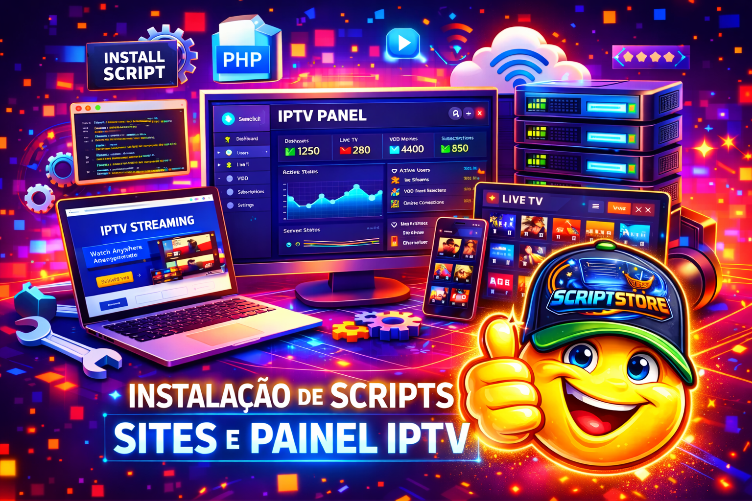 INSTALAÇÃO DE SCRIPTS