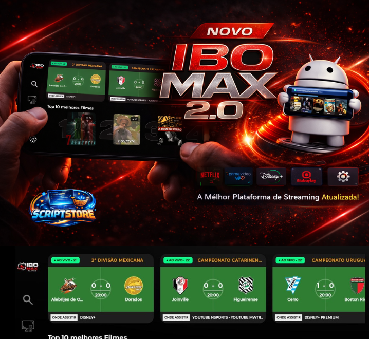 SCRIPT NOVO IBO MAX PLAYER COM TESTE AUTOMATICO