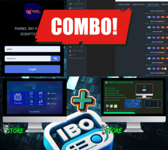 PACK SCRIPTS IBO 9 TEMAS REVENDAS + XCIPTV  706 MULTIPLUS DNS
