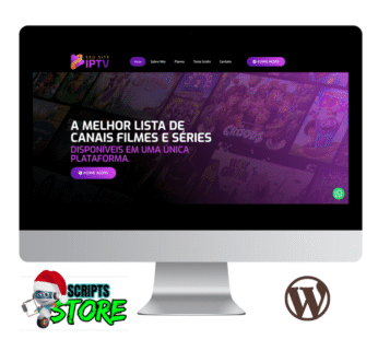 SITE PARA VENDAS DE PACOTES IPTV COM PAINEL ADMIN COD-IP9845