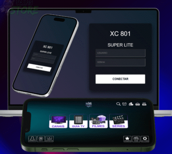 PAINEL SUPER LITE XC 801 + APLICATIVO