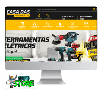 LOJA VIRTUAL EDITAVEL CASA DAS FERRAMENTAS COD-8018