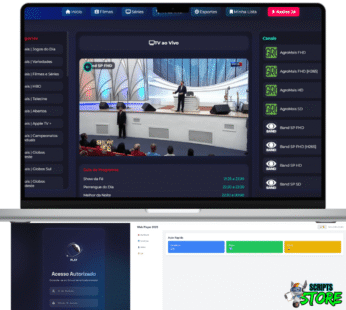 LANÇAMENTO WEB PLAYER 2025 COM PAINEL + APK