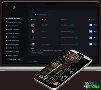 LAUNCHER TVBOX COM PAINEL GERENCIAMENTO + APK