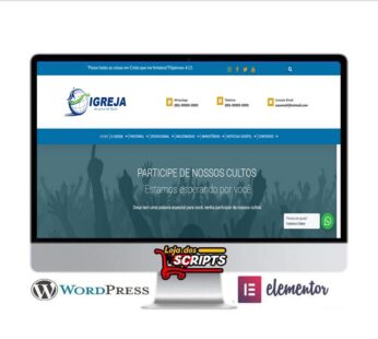 Site Para Igrejas Modelo Nobre – COD-3537