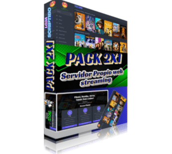 PACKS SERVIDORES PROPRIO E STREAMING 2X1