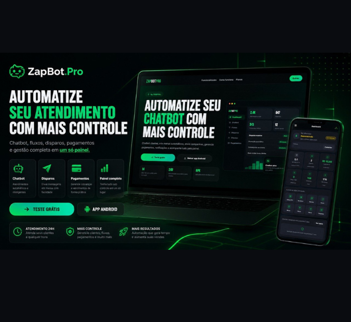SCRIPT COMPLETO DO SISTEMA ZAPBOT PRO