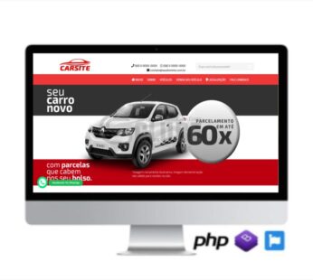 SCRIPT SITE PARA GARAGEM DE VEÍCULOS EM PHP RESPONSIVO COD-8012