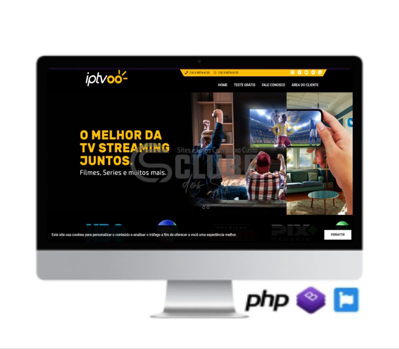 SCRIPT SITE PRONTO PARA IPTV EM PHP COD-8004