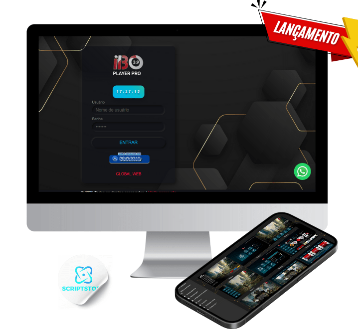 SCRIPT IBO PRO V3.9 COM 17 TEMAS USUARIO E SENHA