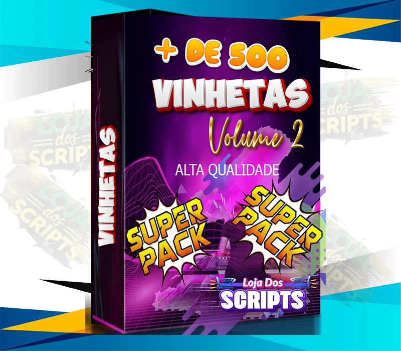 Pacotão com mais de 500 vinhetas prontas (volume 2 )