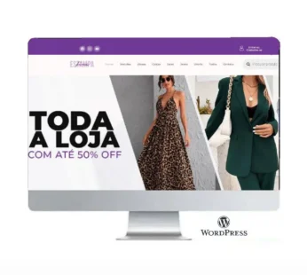 Loja Virtual Moda/Roupa WordPress Mercado Pago – Paypal – Pix