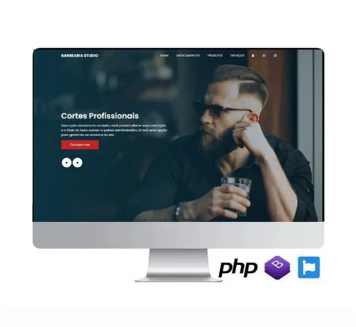 SCRIPT PHP SISTEMA GESTÃO BARBEARIA + AGENDAMENTO