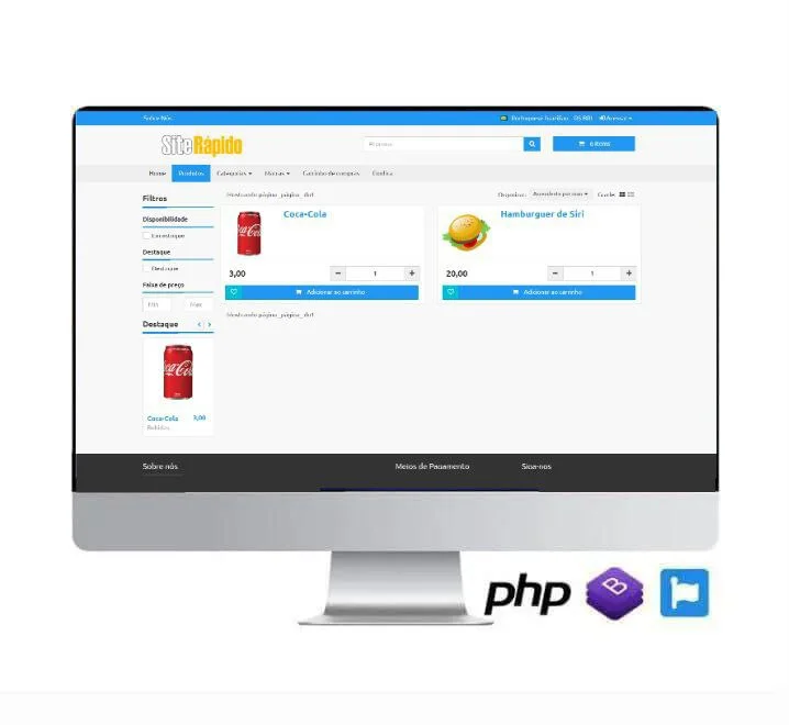 SCRIPT PHP SISTEMA PDV – CAIXA – RESPONSIVO – PHP