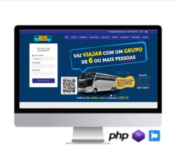 SCRIPT SITE PRONTO PARA TRANSPORTE E AGÊNCIA DE VIAGENS EM PHP COD-8005